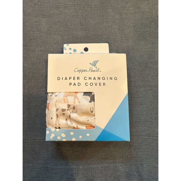 New! Copper Pearl Diaper Changing Pad Cover - Rufus - Picture 1 of 3